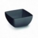 BOL ENSALADA BLACK MELAMINA SERIE CLASSIC DE LACOR 13x13x6 CM