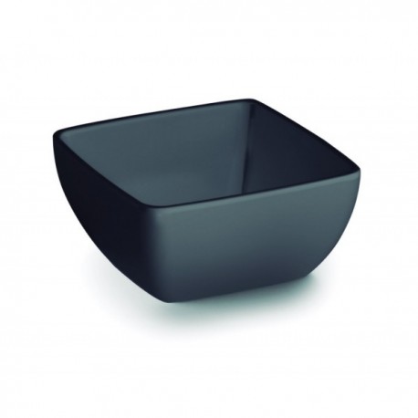 BOL ENSALADA BLACK MELAMINA SERIE CLASSIC DE LACOR 13x13x6 CM