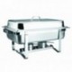 CHAFING DISH GASTRONORM 1/1 CON TAPA INOXIDABLE DE LACOR 56X35X28 CM