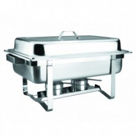 CHAFING DISH GASTRONORM 1/1 CON TAPA INOXIDABLE DE LACOR 56X35X28 CM