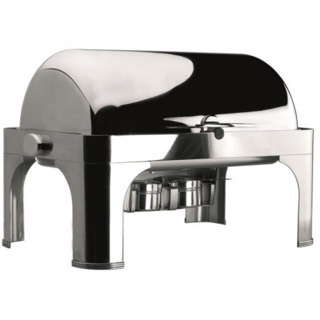 CHAFING DISH ROLL TOP GASTRONORM 1/1 INOXIDABLE DE LACOR 53X32.5X6.5 CM