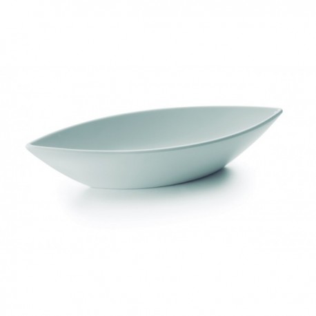 FUENTE OVAL WHITE MELAMINA SERIE CLASSIC DE LACOR 32x12x6 CM