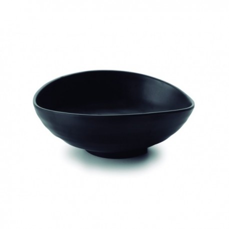 FUENTE REDONDA MELAMINA SERIE BLACK DE LACOR 17x14x6 CM