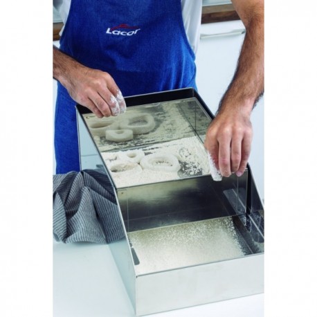 HARINERO INOXIDABLE EN ACERO 18/10 DE LACOR 18X37X26