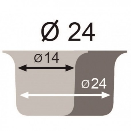 HERVIDOR EXTENSIBLE INOXIDABLE DE LACOR 24 CM