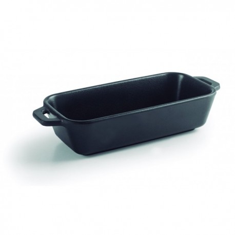 MINI-COCOTTE BLACK DE MELAMINA RECTANGULAR DE LACOR 18X8.5 CM