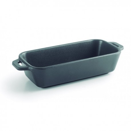 MINI-COCOTTE GREY DE MELAMINA RECTANGULAR DE LACOR 18X8.5 CM