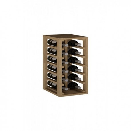 PINO WOOD BOTELLERO para 12 GARRAFAS cor Dark Pine GODELLO