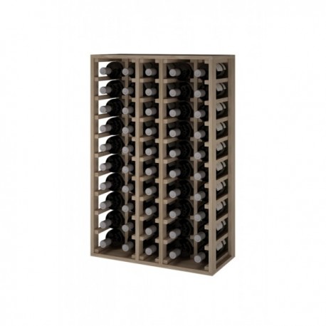 BOTELLERO DE MADERA DE PINO PARA BOTELLAS MÁGNUM para 50 Botellas color Roble Natural GODELLO