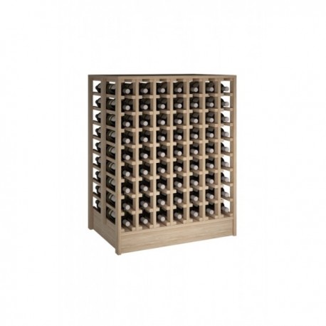 BOTELLERO MADERA DE PINO PARA 126 BOTELLAS, GRAN CAPACIDAD para 126 Botellas color Pino Roble claro GODELLO