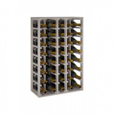 CARVALHO MADEIRA BOTELLERO PARA GARRAFAS CHANPAGNE MÁGNUM para 40 garrafas Champanhe 1.5 L cor White Pine GODELLO