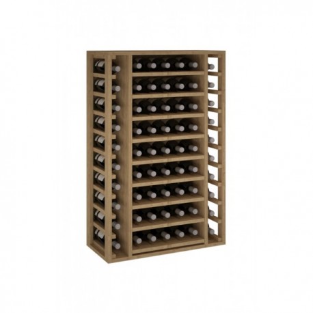 NATURAL OAK BOTELLERO PARA 65 GARRAFAS para 65 garrafas de Pine Light Oak GODELLO