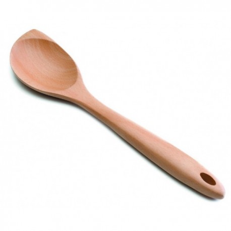 CUCHARA ESPECIAL LISA MADERA HAYA DE LACOR 30X6 CM
