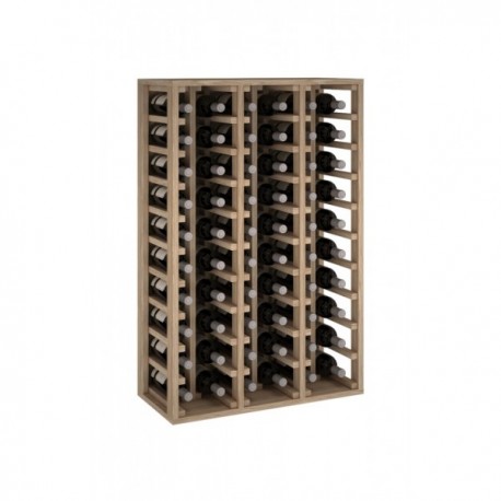 Garrafa de madeira de pinheiro para 60 garrafas para 60 garrafas cor Natural Carvalho GODELLO