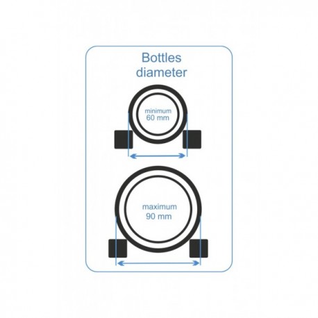 BOTELLERO MADERA DE PINO para 34 Botellas color Pino oscuro GODELLO