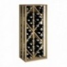 OAK WOOD BOTELLERO COM ROMBOS para 48 GARRAFAS cor Dark Pine GODELLO