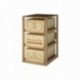 MUEBLES PARA 3 CAJAS DE 12 BOTELLAS para 3 cajas de 12 botellas color Pino Roble claro GODELLO