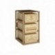 MUEBLES PARA 3 CAJAS DE 12 BOTELLAS para 3 cajas de 12 botellas color Pino oscuro GODELLO