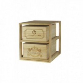 MÓVEIS PARA 2 CAIXAS DE 12 GARRAFAS PARA 2 Caixas coloridas Pine Light Oak GODELLO