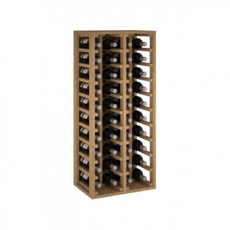 BOTELLERO MADERA DE PINO PARA 40 BOTELLAS para 40 Botellas color Pino Negro GODELLO