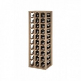 BOTELLERO MADERA DE PINO para 30 Botellas color Roble Natural GODELLO
