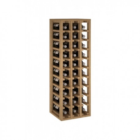 BOTELLERO MADERA DE PINO para 30 Botellas color Pino oscuro GODELLO