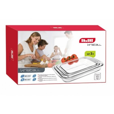 Set Fuentes horno rectangulares