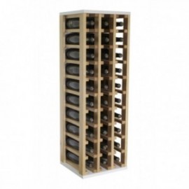 Botellero de madera para 30 botellas