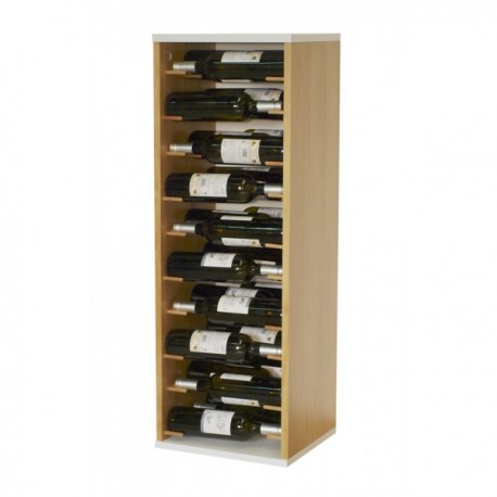 Botellero de madera para 30 botellas