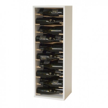 Botellero de madera para 30 botellas