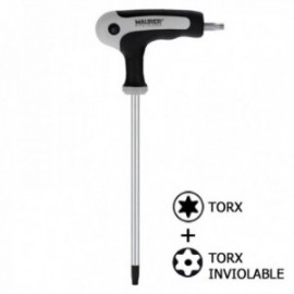Torx Maurer Key com Mango "T" T09 Inviolable