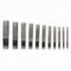 Juego Sacabocados Golpe 12 Piezas 3 a 19 mm