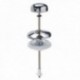 Tirador Cisterna Baja Vertical Recto Cromo 130 mm.