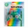 Adaptador Manguera Plastico 3/4 - 1" Hembra con 2 tomas Blister