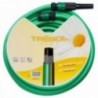 Manguera Verde Trebol Trenzado 15 mm. - 5/8" Rollo 15 metros Con Accesorios