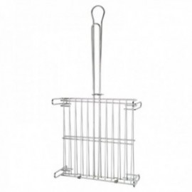 Grade de churrasco duplo 35x35 cm.