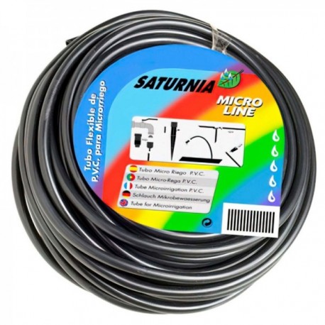 Gotejamento de microtubus de PVC (rolo 10 metros) Saturnia
