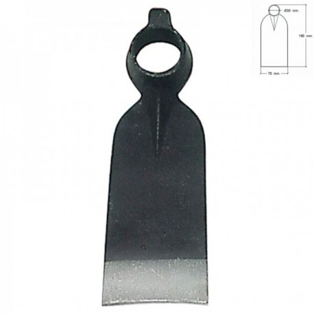 Zada forjada por manga 210/350 Grams