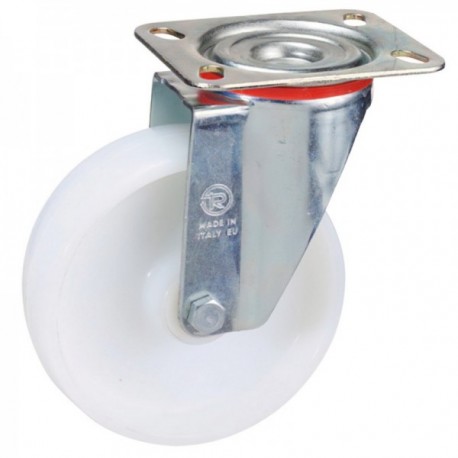 Rueda Industrial Nylon Placa 150 mm. Rueda Industrial Nylon Placa 150 mm.