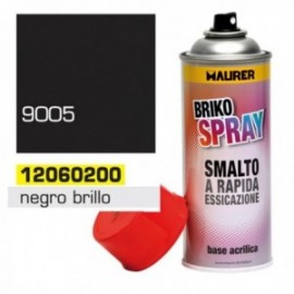 Spray Pintura Negro Brillo Profundo 400 ml.
