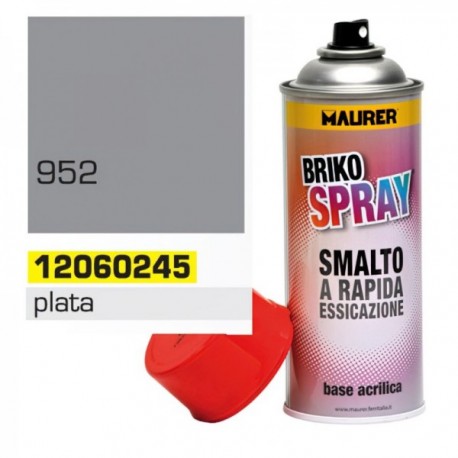 400 ml de spray de tinta prateada.