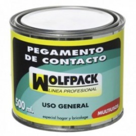 Wolfpack de 500 ml cola de contato.