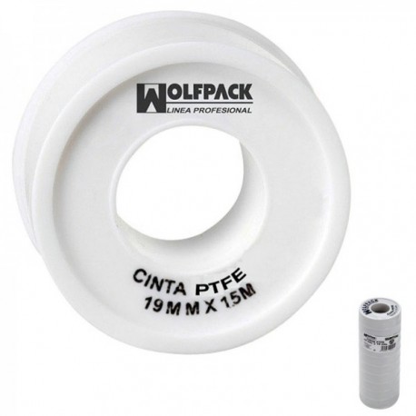 PTFE Wolfpack Fita 19 mm. x 15 m. (10 roll pack)