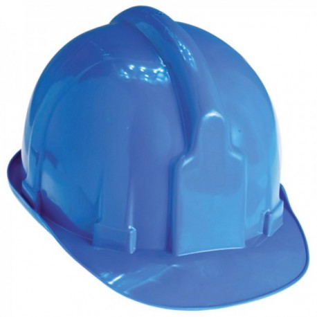 Capacetes de trabalho azul