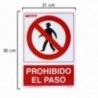 Paso proibiu a etapa 30x21 cm.