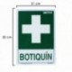Cartel Botiquin 30x21 cm.