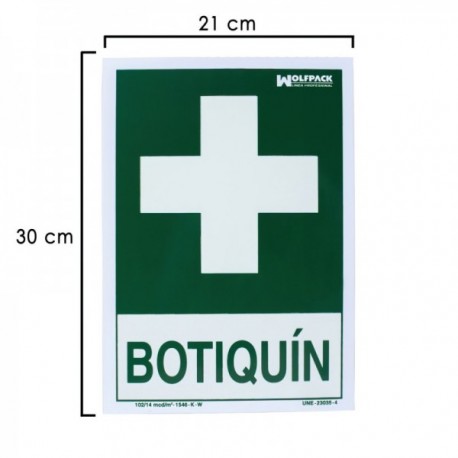 Poster de Botiquina 30x21 cm.