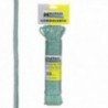 Cuerda Trenzada Polipropileno Blanca / Verde (Madeja 20 m.)