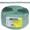 Cuerda Trenzada Polipropileno Blanca / Verde (Bobina 200 m.)
