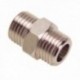 Machon Doble Cilindrico 1/4-1/4 (Blister 2 Piezas)
